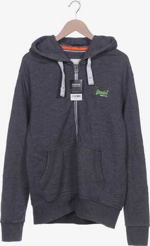 Superdry Kapuzenpullover XL in Grau: predná strana