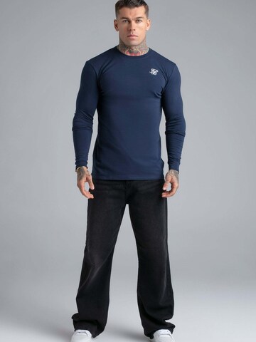 Maglietta 'Essentials' di SikSilk in blu