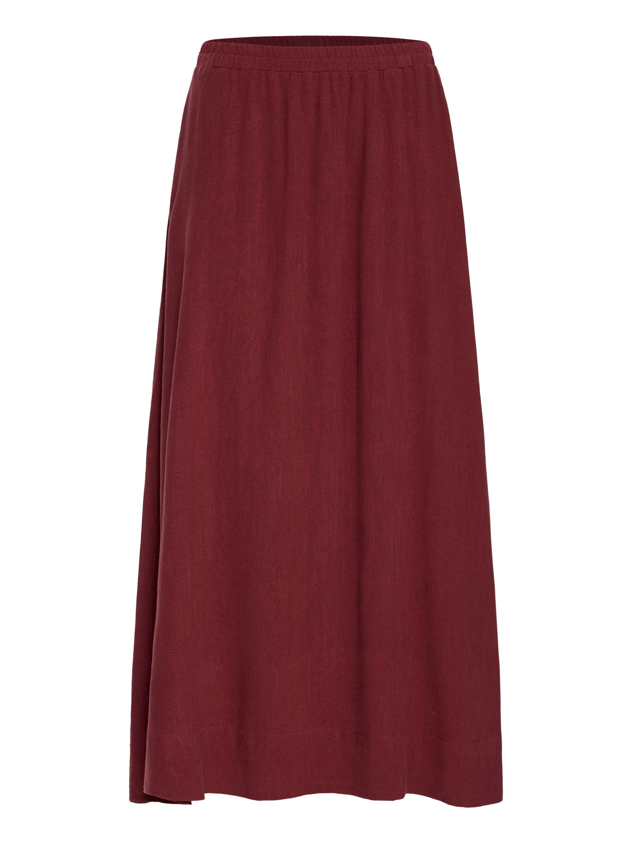 Jupe 'BYFilinen' b.young en rouge : devant