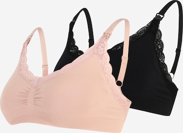 Bustino Reggiseno da allattamento di Lindex Maternity in beige: frontale