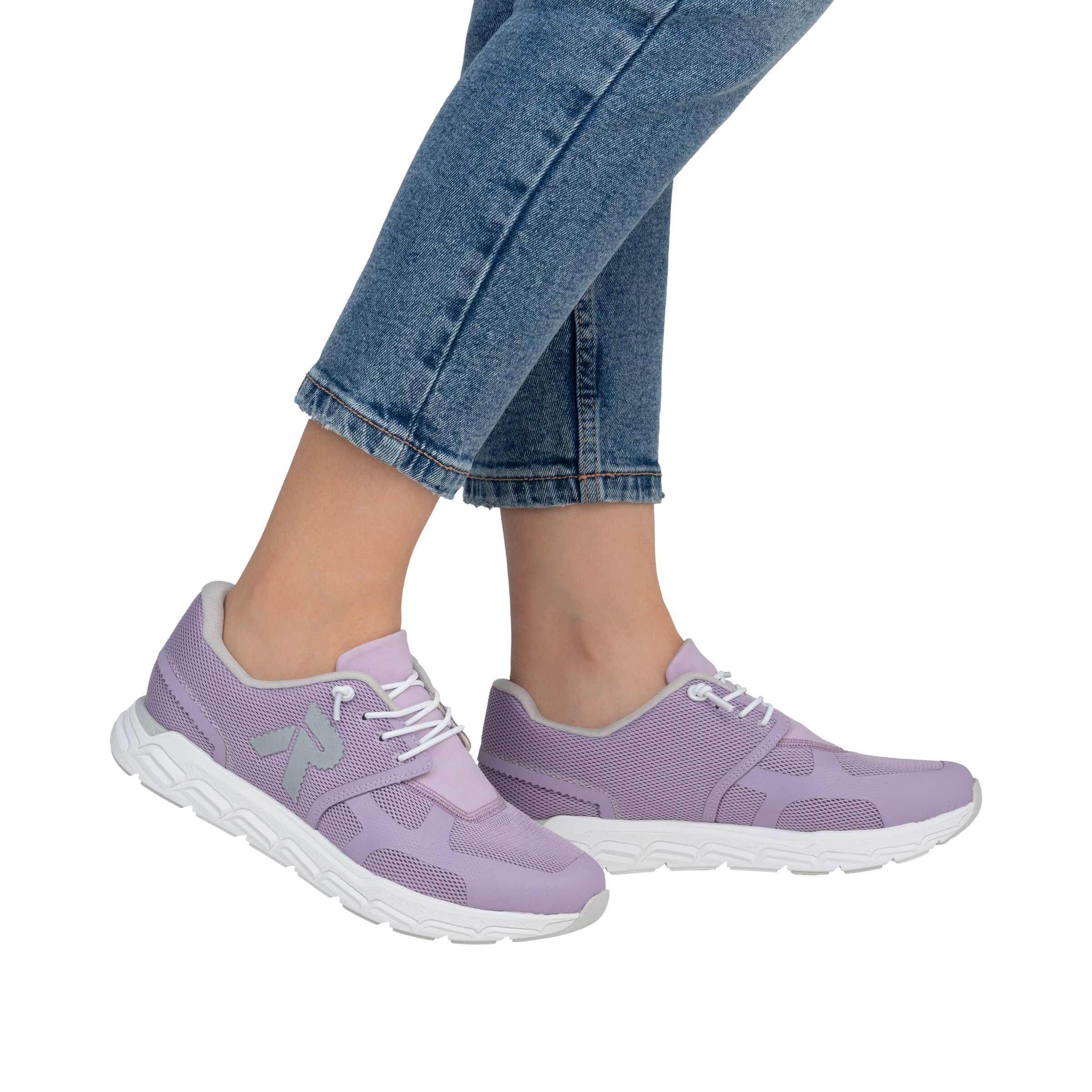 Baskets basses 'M9000' Rieker Sport en violet
