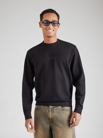 GUESS - Sudadera en negro: frente