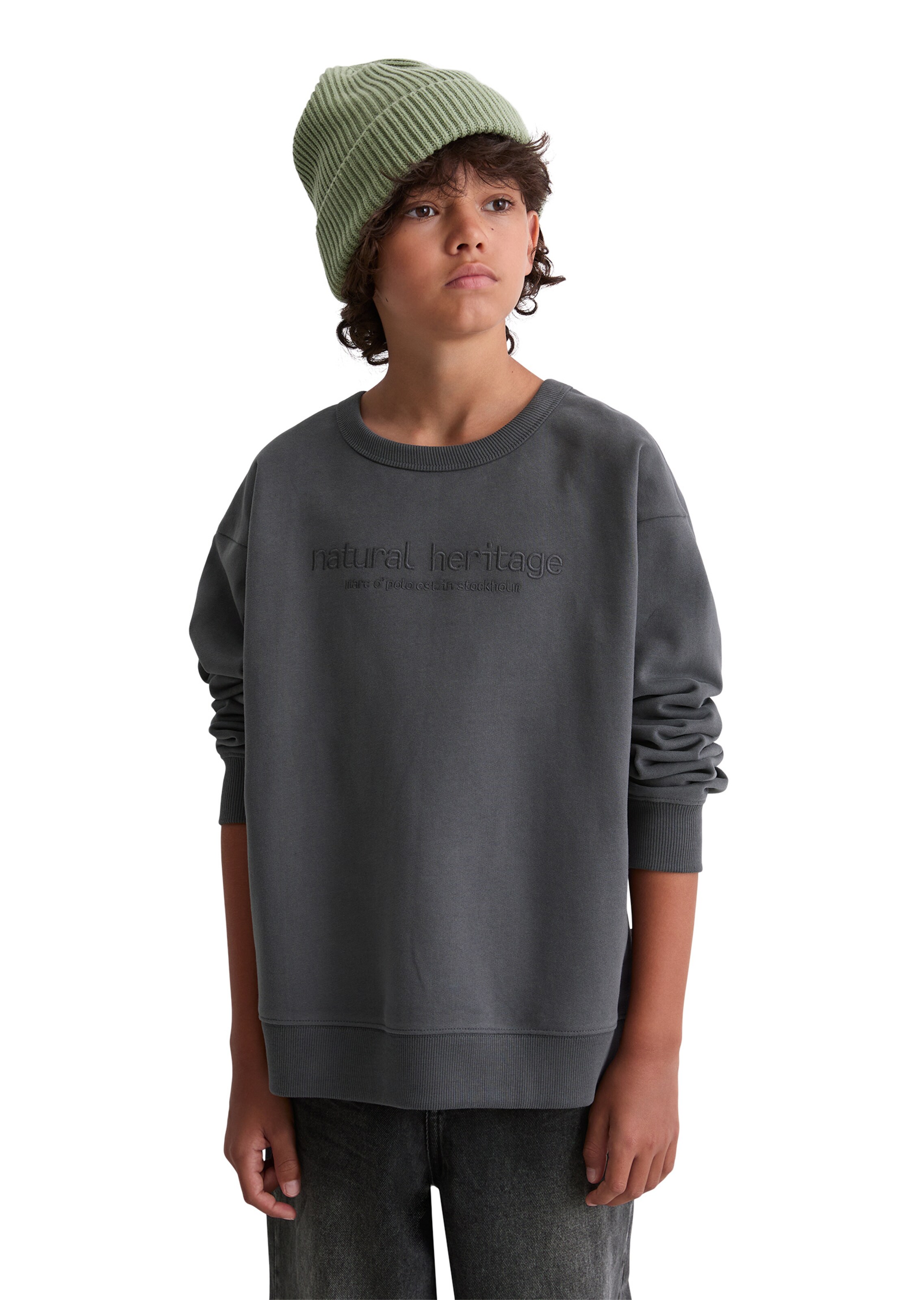 Marc O'Polo Sweatshirt in Grau: Vorderseite