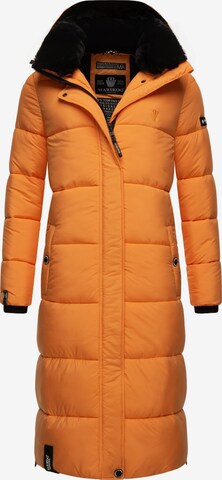 Manteau d’hiver MARIKOO en orange : devant