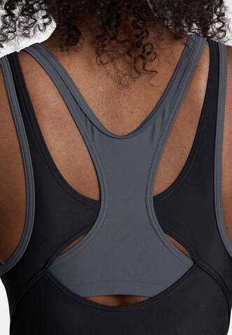 ARENA Bustier Badeanzug 'SOLID CONTROL' in Schwarz
