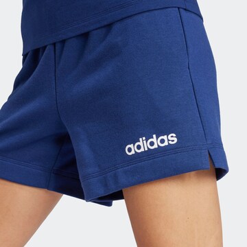 ADIDAS SPORTSWEAR Loose fit Sports trousers 'Essentials' in Blue
