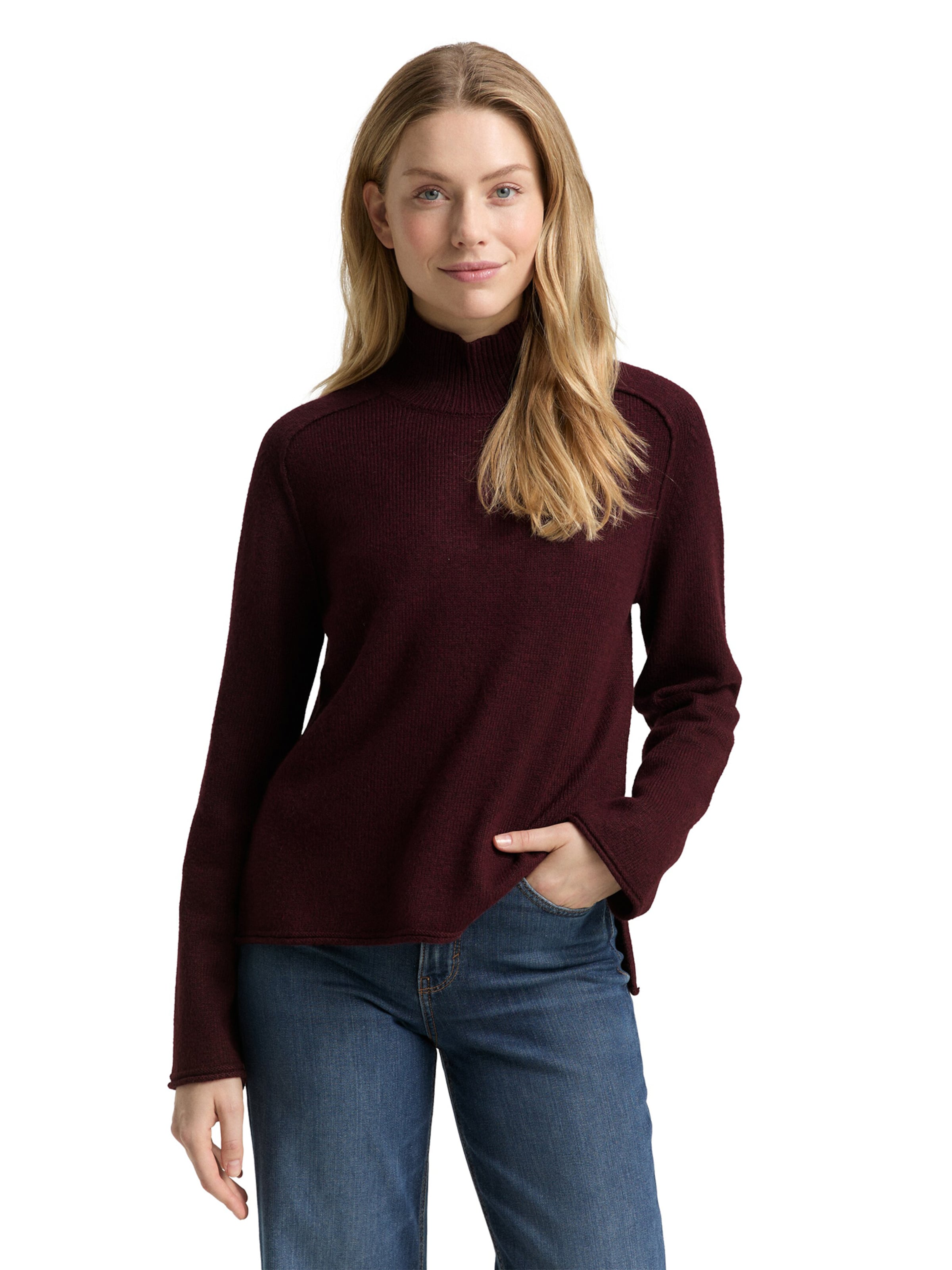 TOM TAILOR Pullover in Rot: Vorderseite