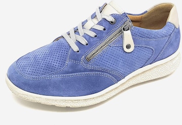 Hartjes Athletic Lace-Up Shoes in Blue: front
