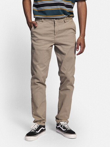 Redefined Rebel Regular Broek 'Gabriel' in Beige: voorkant