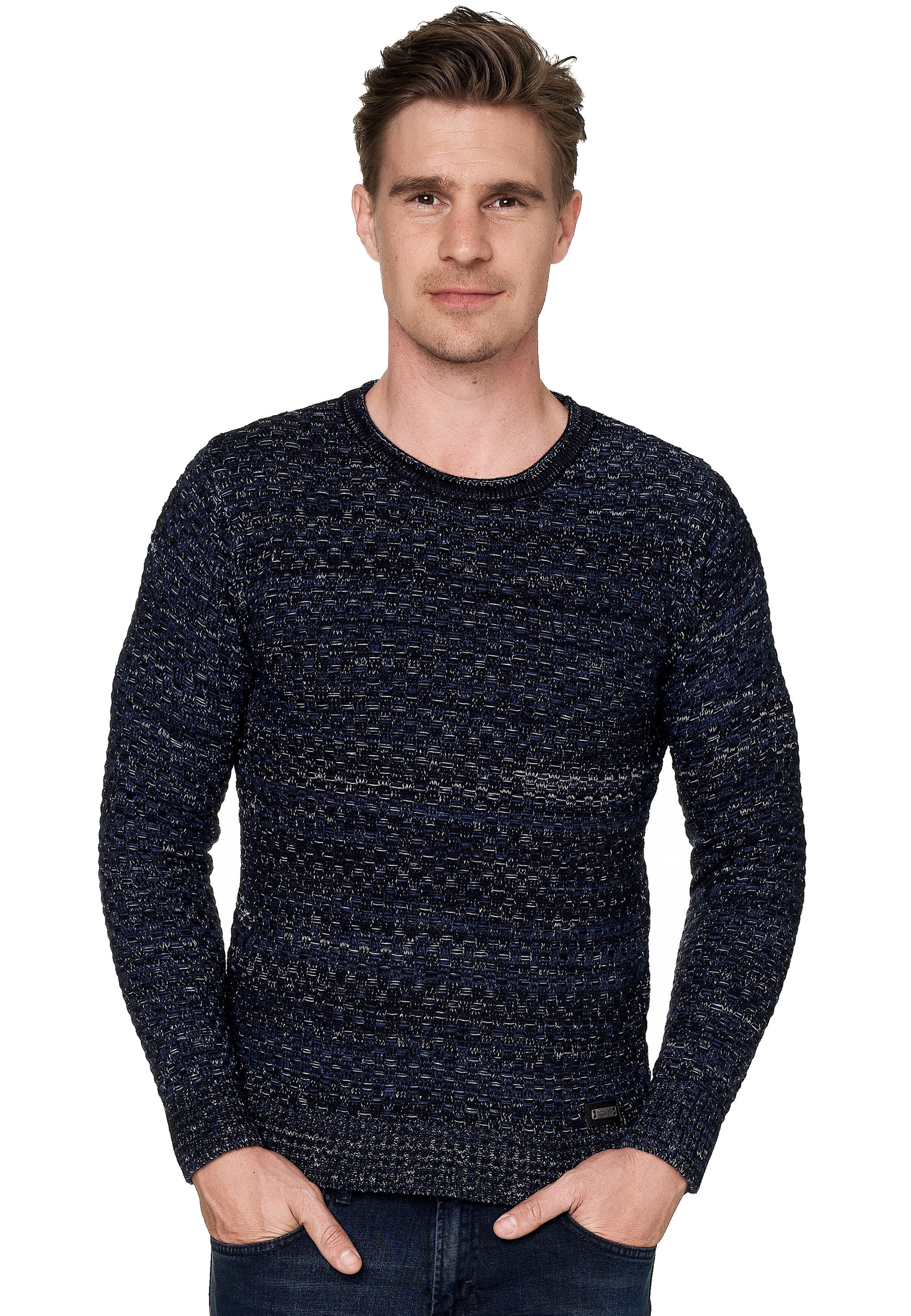 Rusty Neal Sweater in Blue: front