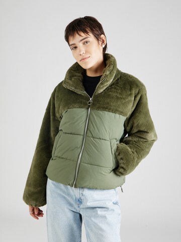 ONLY Winter Jacket 'ONLWANJA' in Green: front