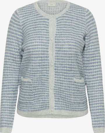 KAFFE CURVE Cardigan 'KCElanna' i grå: forside