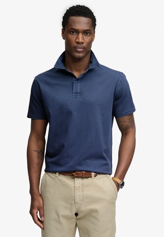 Superdry & Co Super Slim Fit Shirt 'Essential' in Blue: front