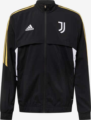 ADIDAS SPORTSWEAR Sportovní bunda 'Juventus Condivo 22 Presentation' – černá: přední strana