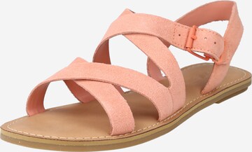 Sandales 'SICILY' TOMS en rose : devant