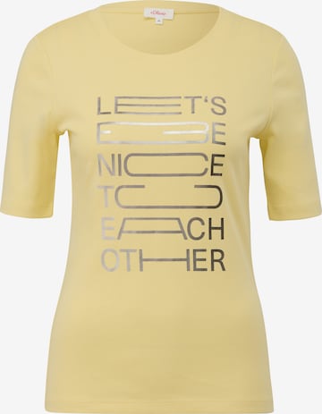 s.Oliver Shirt in Yellow: front