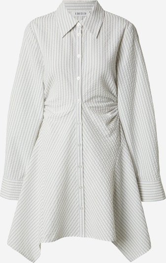 EDITED Košulja haljina 'Helma' u boja pijeska / plava, Pregled proizvoda