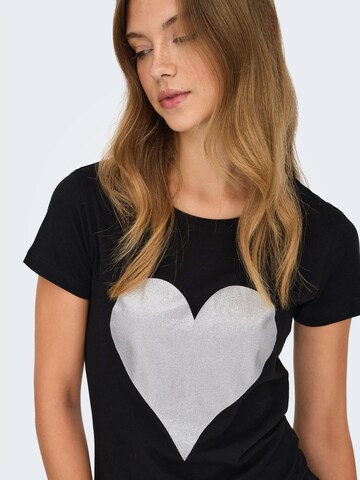 Tricou 'JDYPARIS' de la JDY pe negru