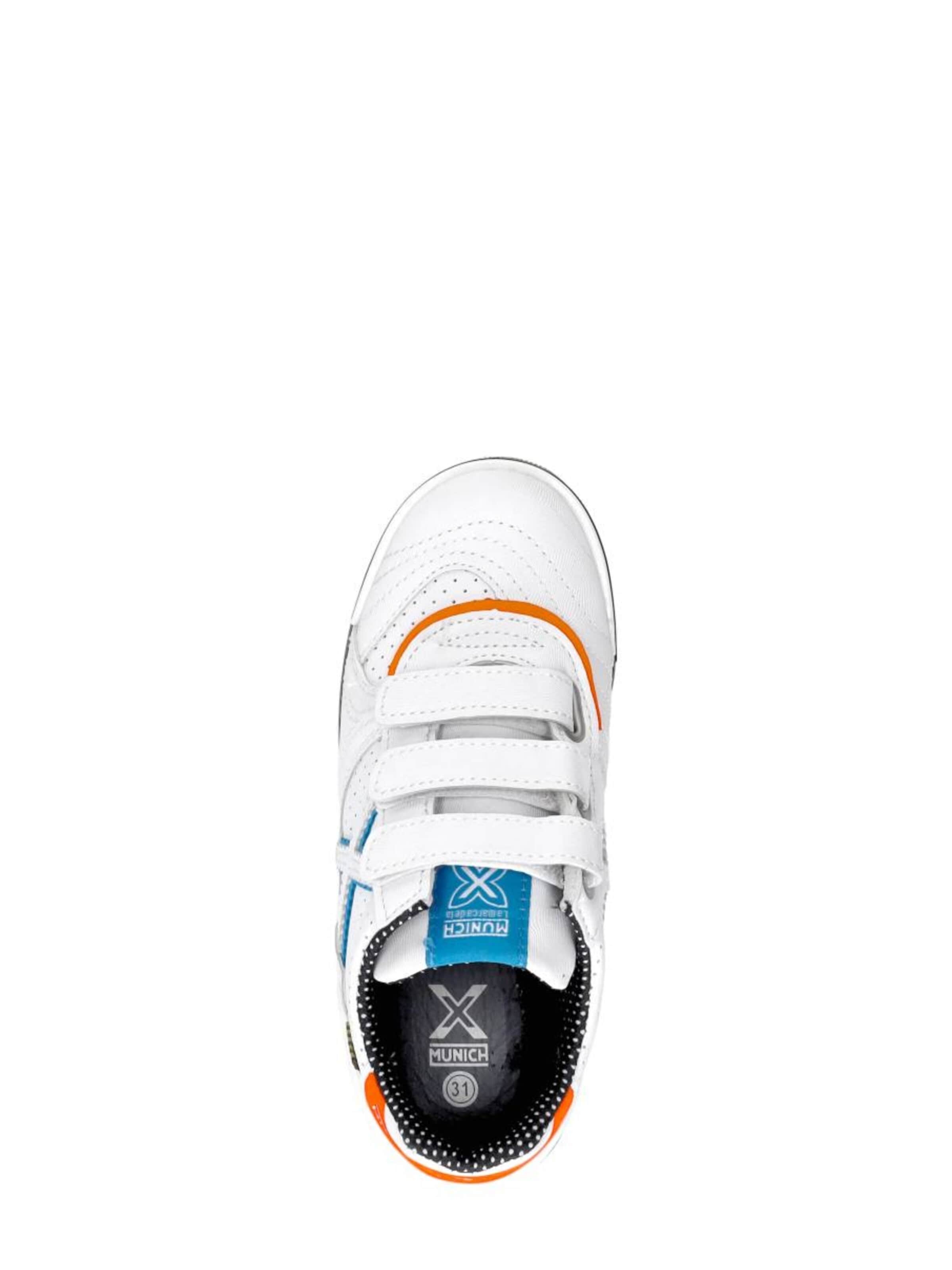 MUNICH Sneakers 'Klittenband Laag' in White