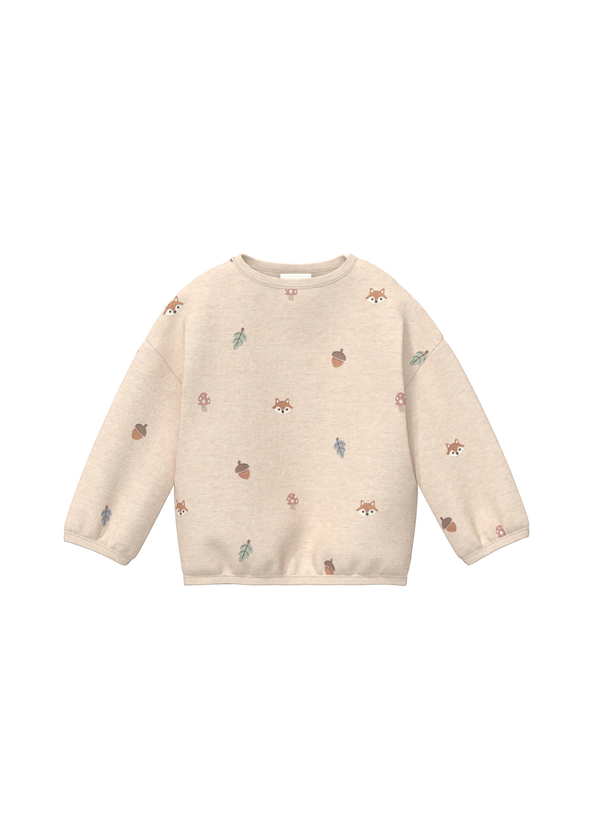 s.Oliver Sweatshirt in Beige: Vorderseite