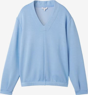 Sweat-shirt TOM TAILOR en bleu : devant