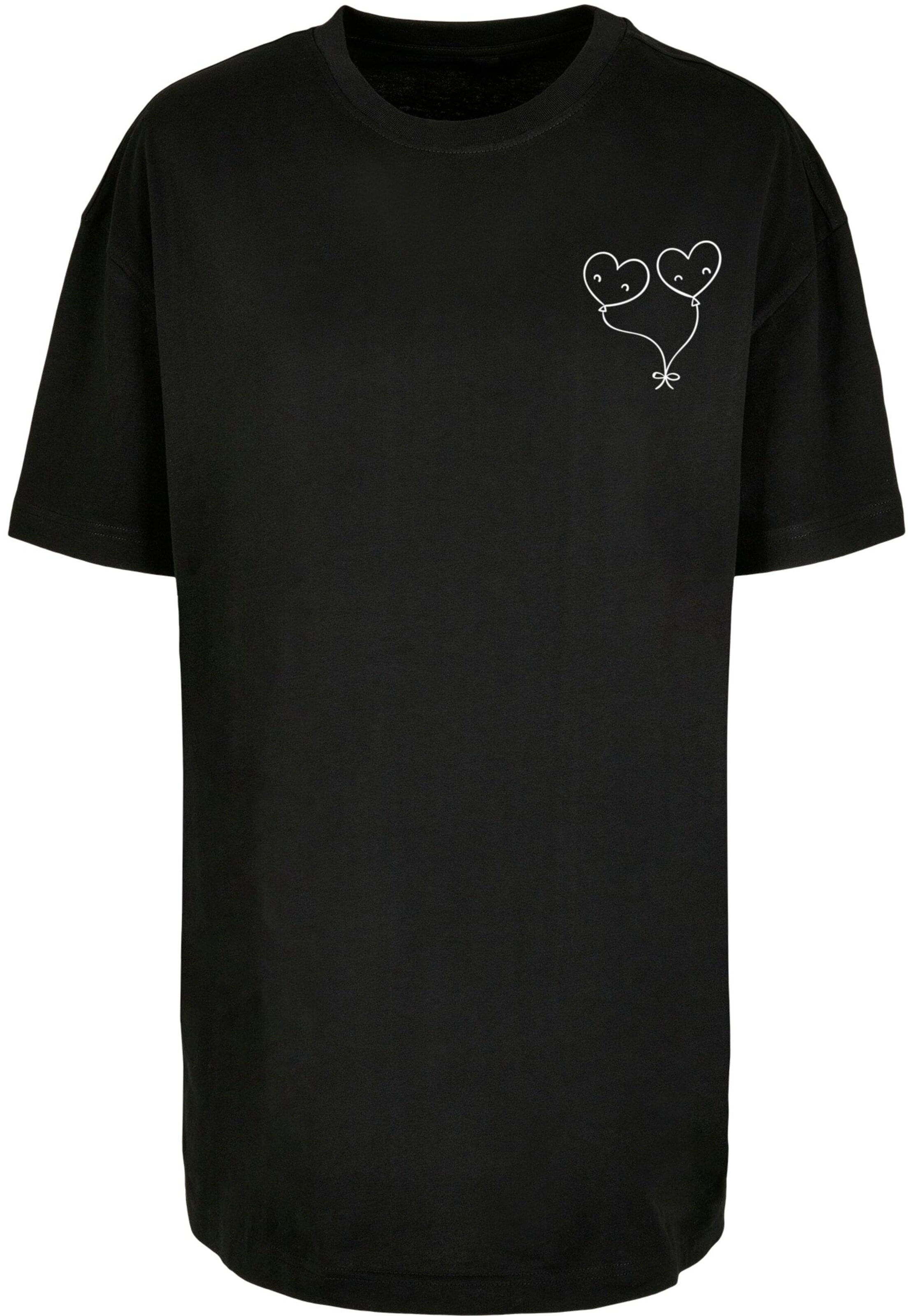 T-shirt 'Hugs & Love - Love Ballon' Merchcode en noir : devant