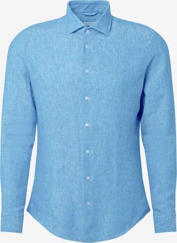 Coupe slim Chemise business SEIDENSTICKER en bleu : devant