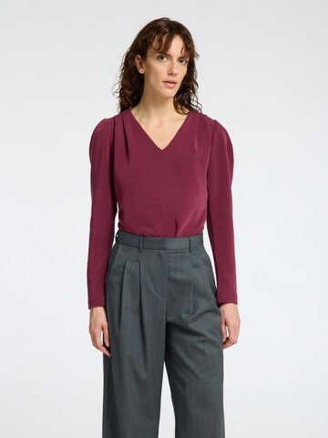 SELECTED Shirt in Red: front
