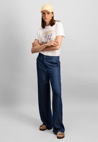 FYNCH-HATTON Wide leg Broek in Blauw