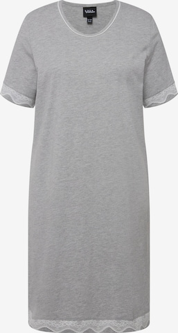 Chemise de nuit Ulla Popken en gris : devant