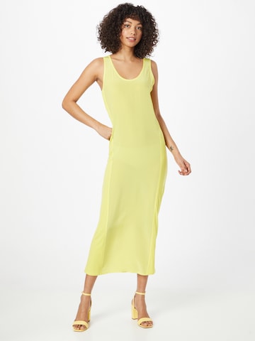 Calvin Klein Dress in Yellow: front