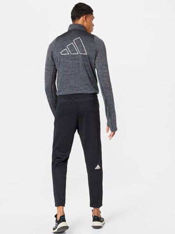 ADIDAS PERFORMANCE Regular Sportbroek 'Train Icons 3-Bar ' in Zwart