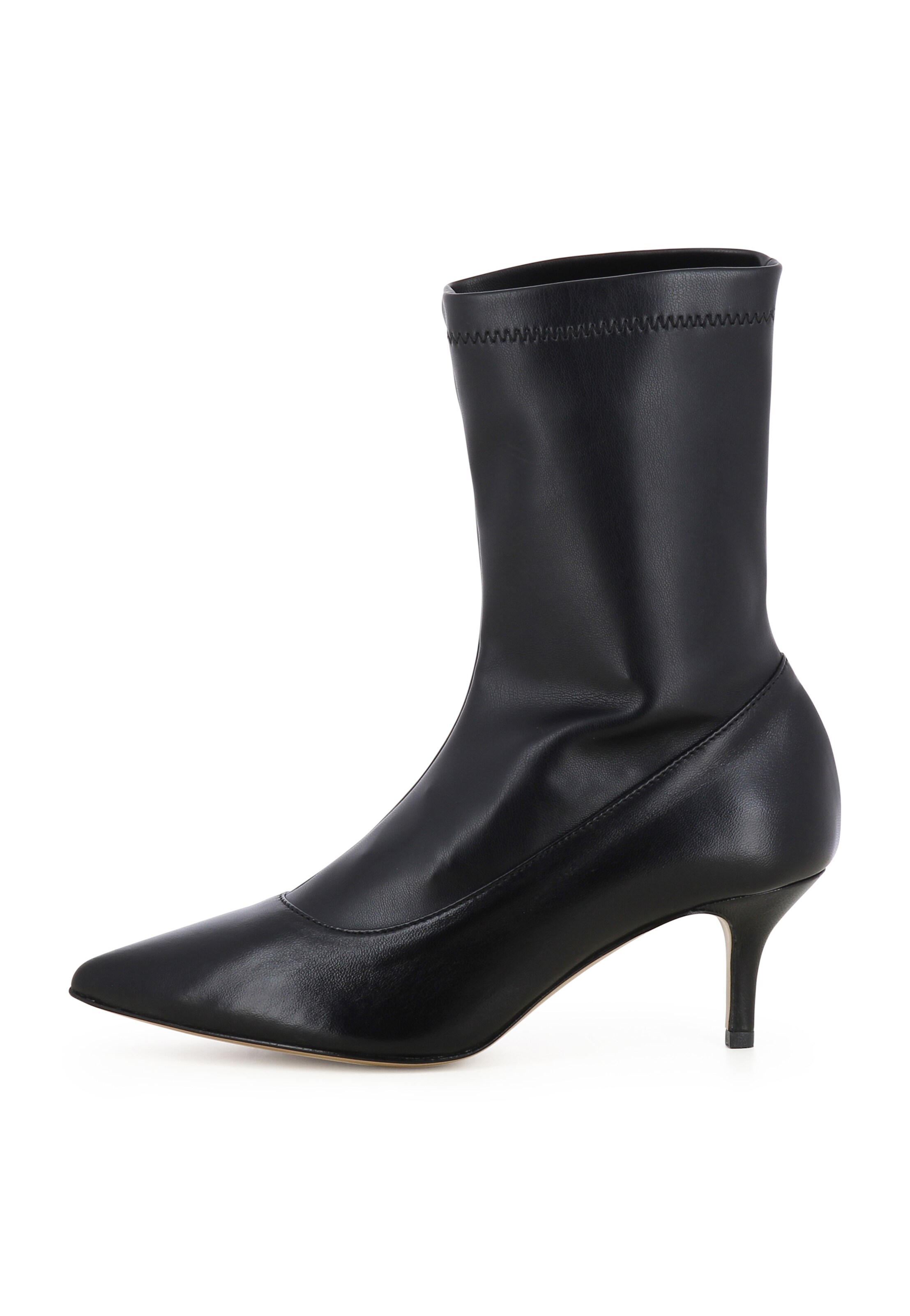 EVITA Bootie 'GIULIA' in Black: front