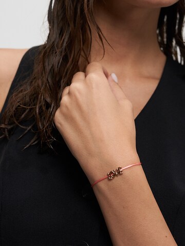 Echtzeit Armband in Pink: Vorderseite