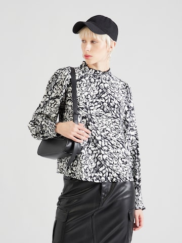 VERO MODA Blouse 'DEBBY' in Zwart: voorkant