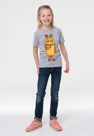 LOGOSHIRT Shirt 'Die Sendung mit der Maus - Maus' in Grijs