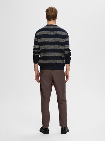 SELECTED HOMME Pullover in Blau