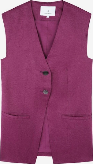 Scalpers Gilet de costume en violet, Vue avec produit