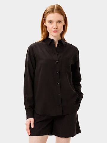 Les Lunes Bluse 'HATTIE' in Schwarz: Vorderseite