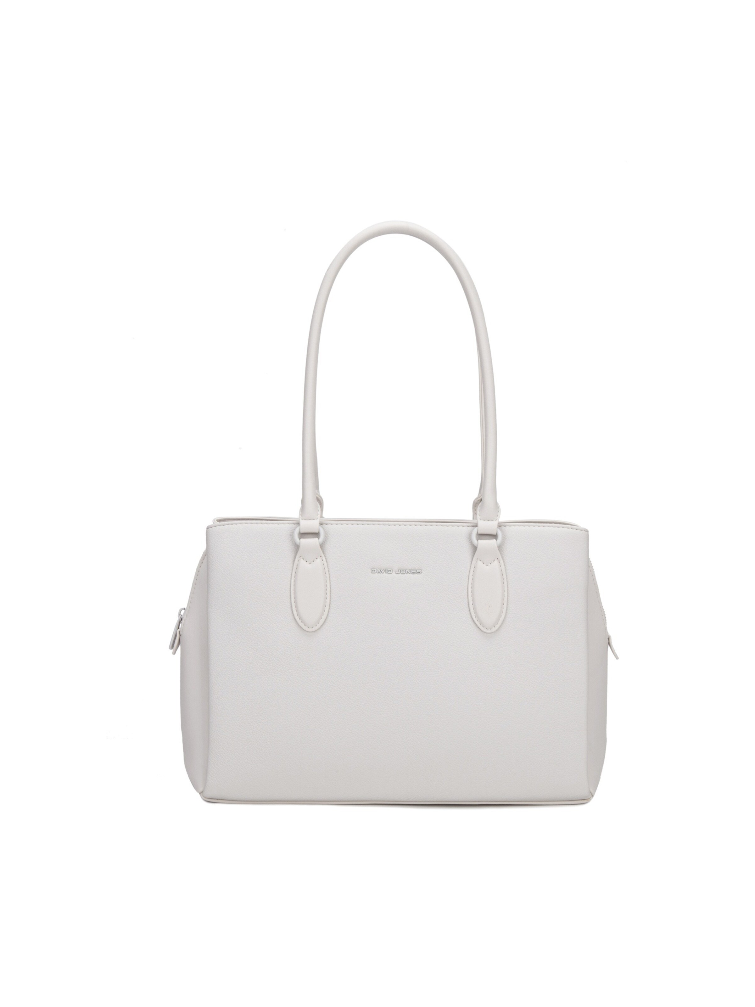 Borsa a spalla di David Jones in beige: frontale