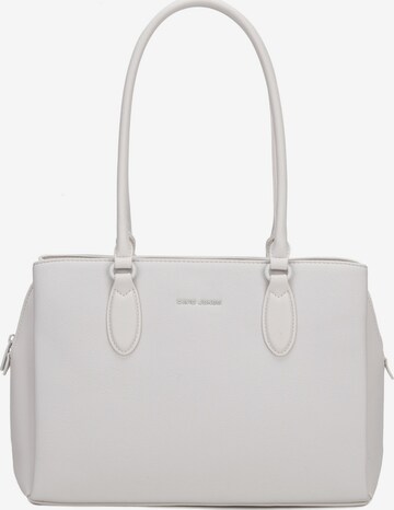 Borsa a spalla di David Jones in beige: frontale