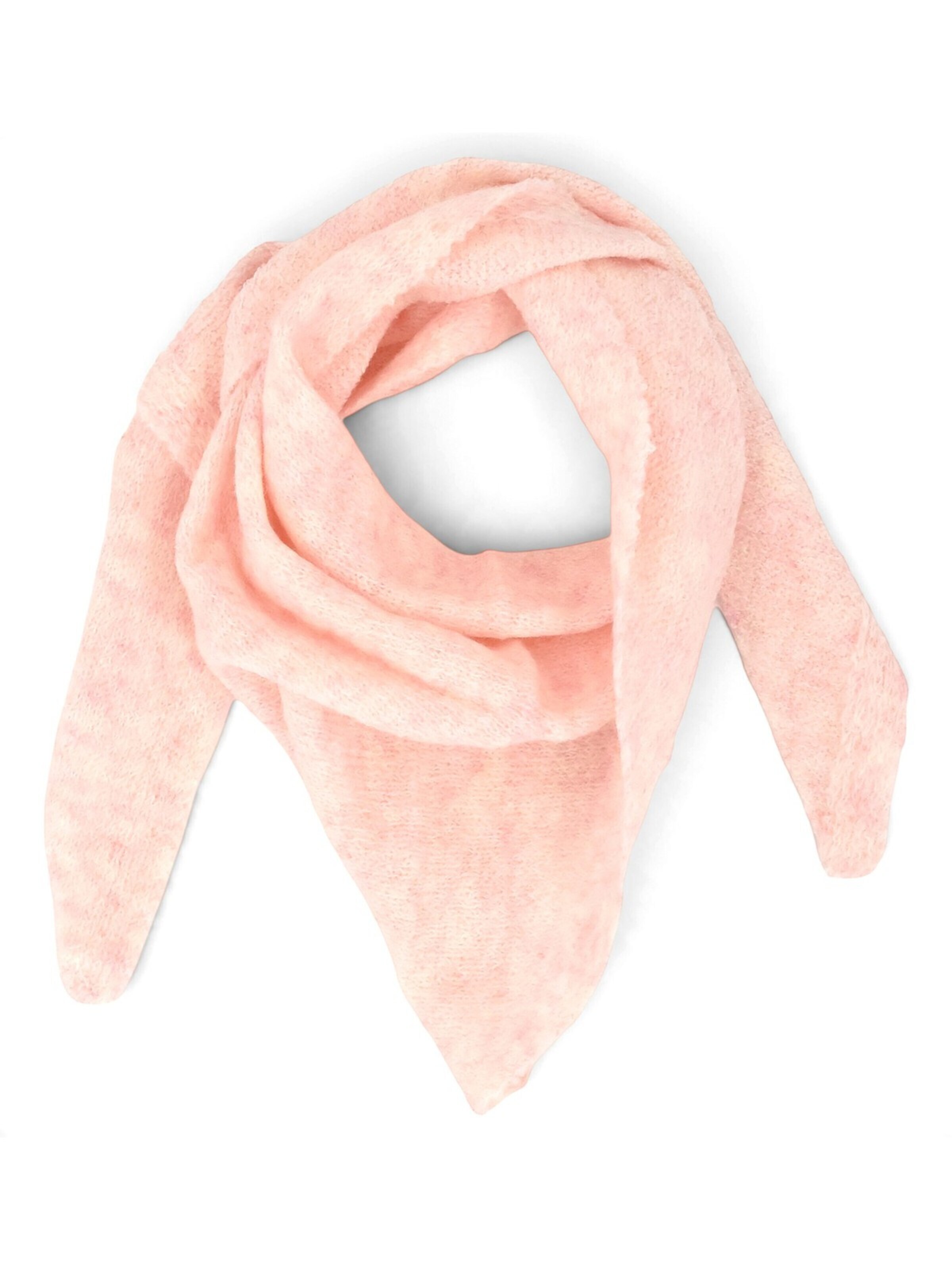 styleBREAKER Wrap 'Kleines Strick Dreieckstuch im Sophie Scarf Stil' in Pink: front