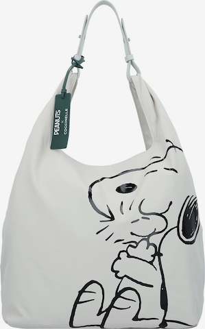 Sac bandoulière 'Peanuts ' Coccinelle en beige : devant