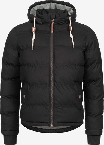 Alessandro Salvarini Winter Jacket in Black: front