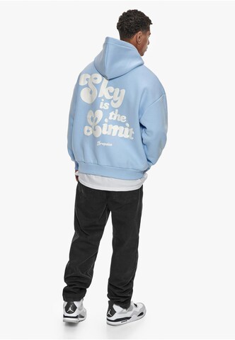 Dropsize Sweatshirt 'Sky is the Limit' in Blauw