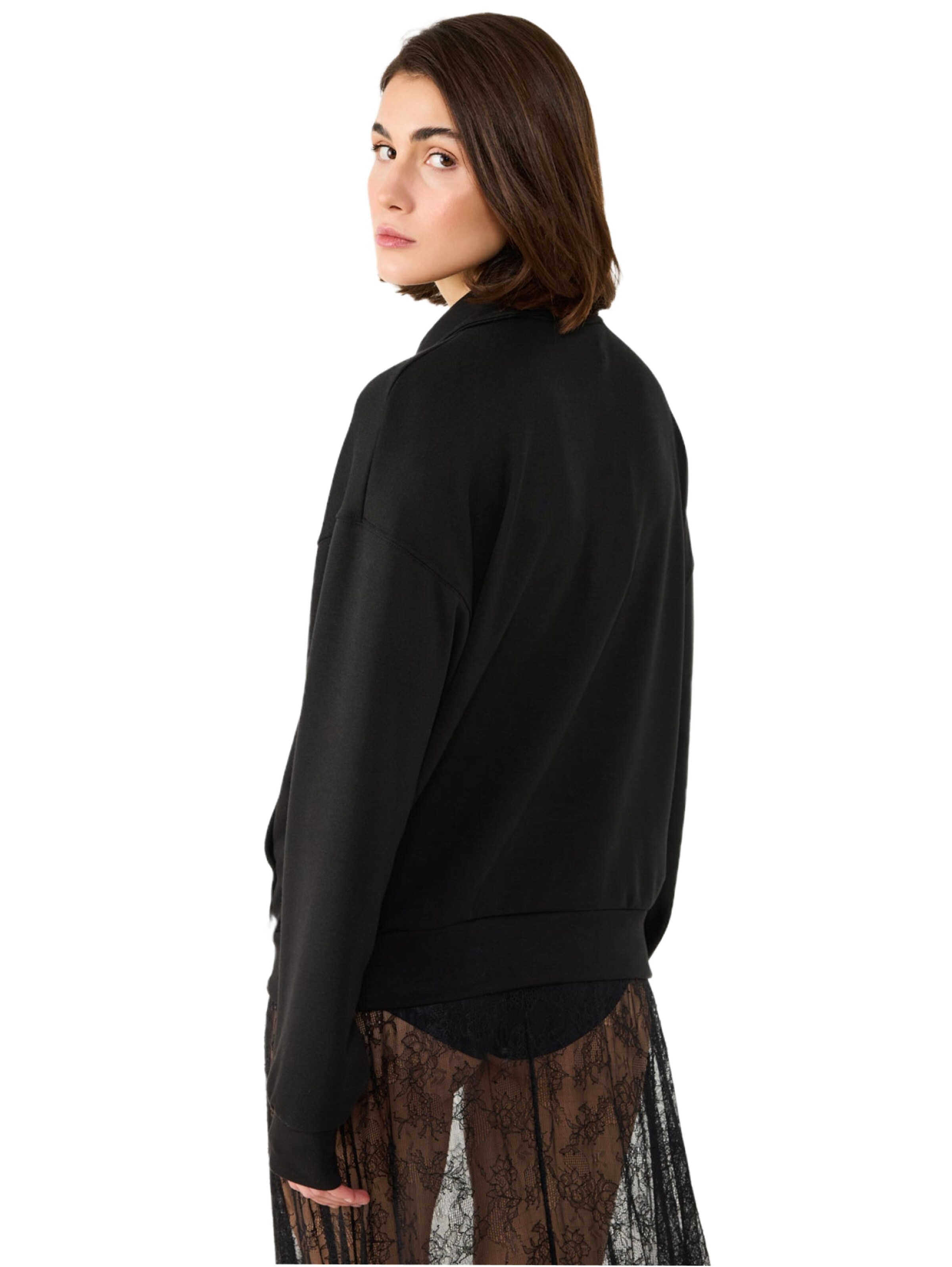 No Matter What Sweatshirt in Zwart