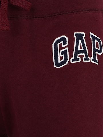 Gap Petite Tapered Παντελόνι 'HERITAGE' σε κόκκινο