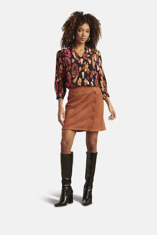 Smashed Lemon Bluse in Schwarz: Vorderseite