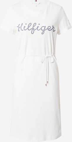 Robe TOMMY HILFIGER en blanc : devant