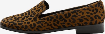 Chaussure basse love & roses en marron : devant